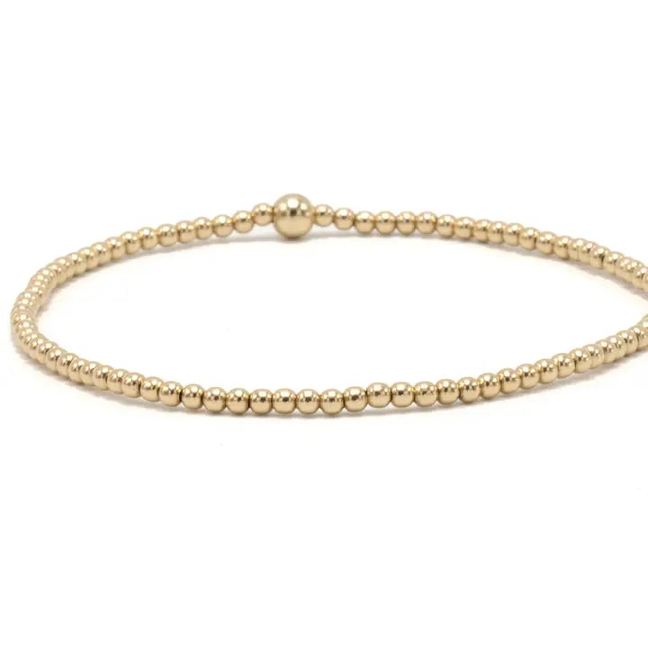 2mm Gold Filled Waterproof Karma Bracelet
