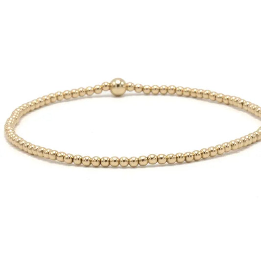 2mm Gold Filled Waterproof Karma Bracelet