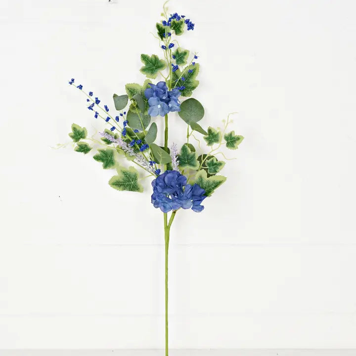 24 in Spray-Blue Hydrangea Pic