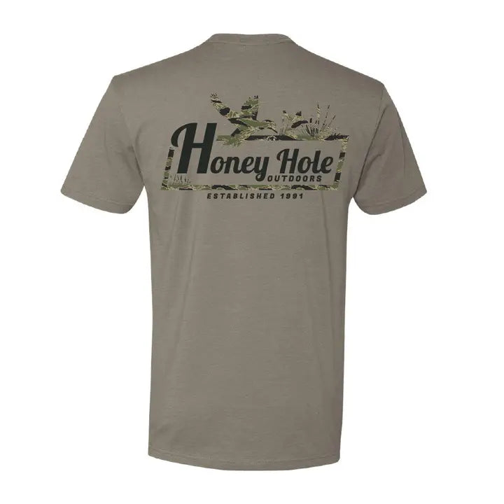 Short Sleeve Duck Hole Warm Grey