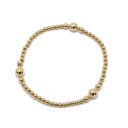 The Nantucket Collection 3*6 14k Gold-filled Beaded Bracelets