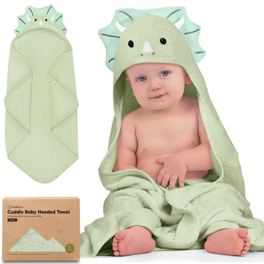 Triceratops Hooded Baby Towel