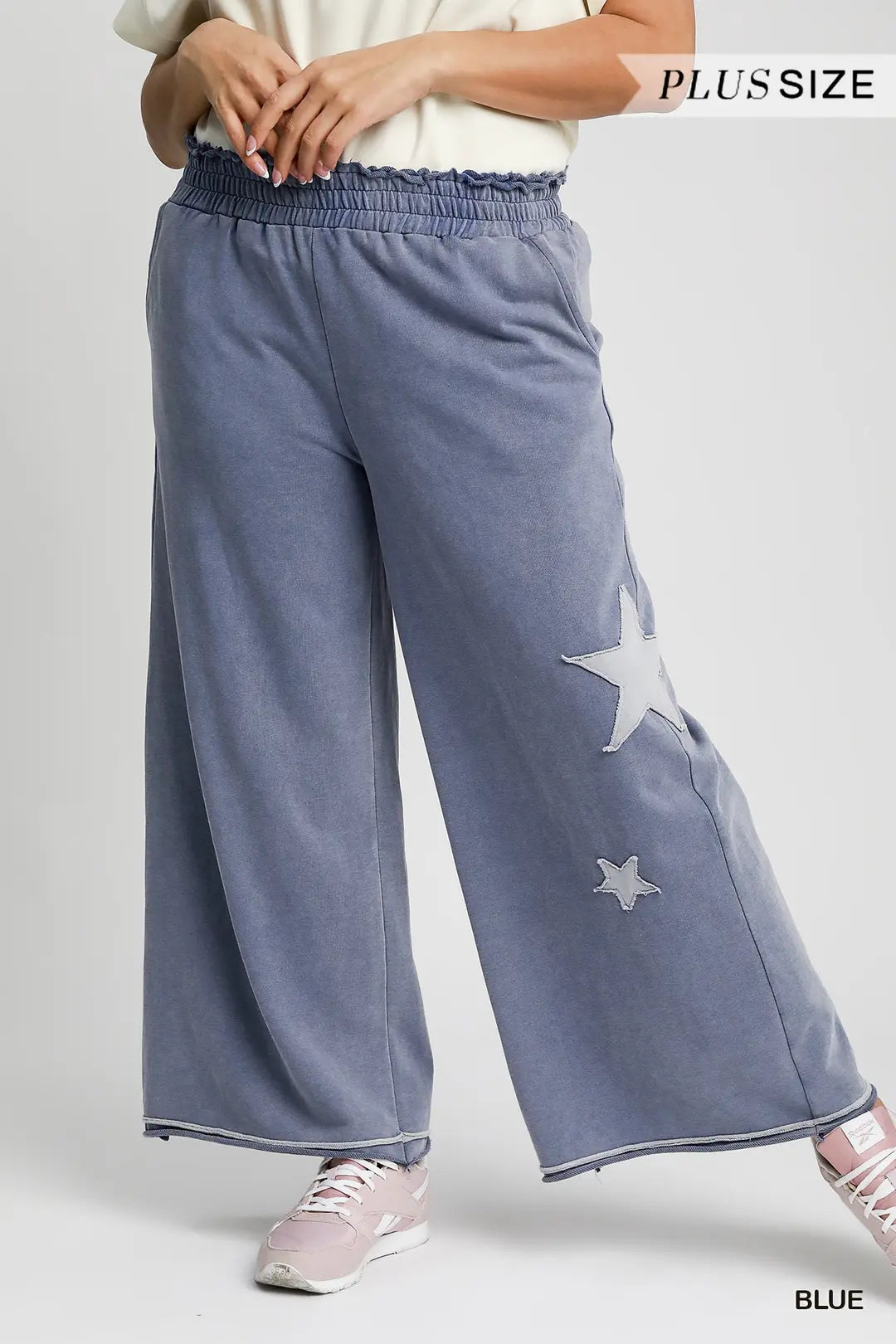 Plus French Terry Star Pants