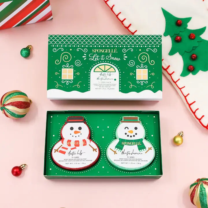 Let It Snow Holiday Snowman Gift Set