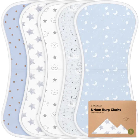 5-Pack Urban Burp Cloths - Constellation