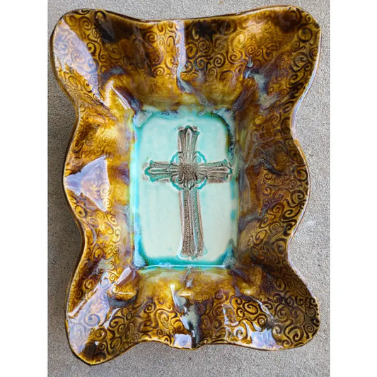 Friendship Bowl (Turquoise Cross)