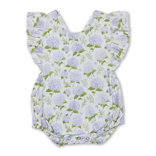 Sleeveless Floral Bubble Romper