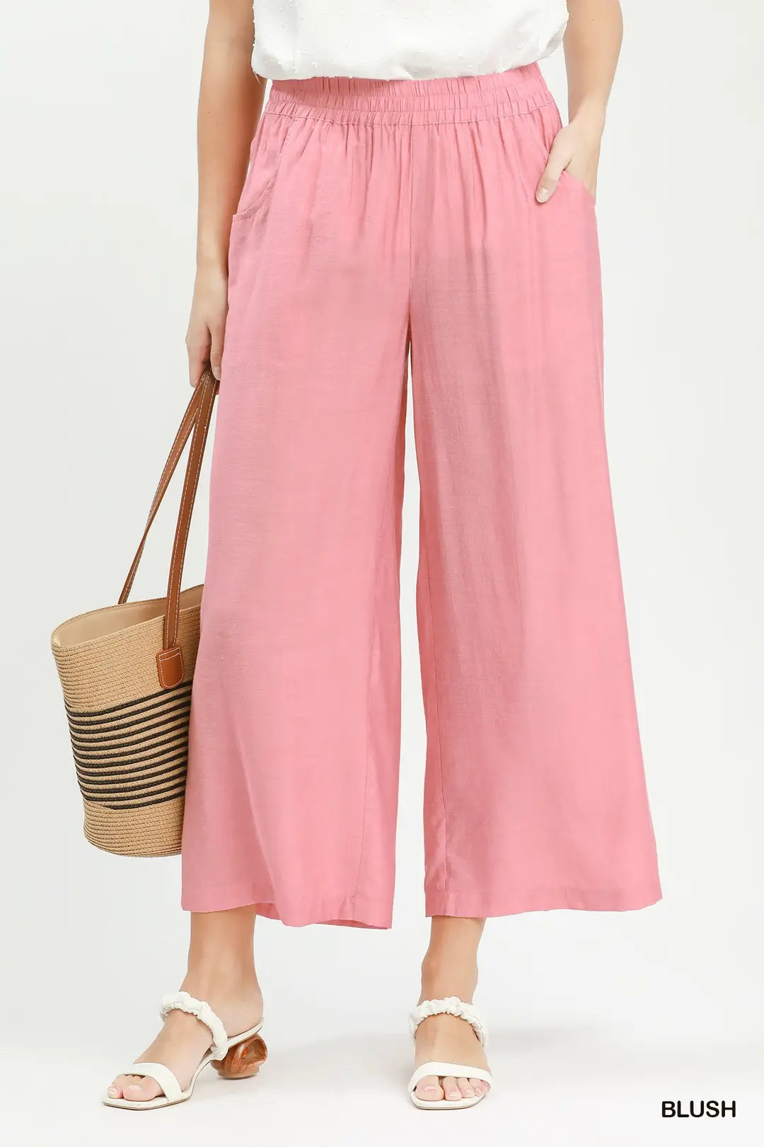 Blush Linen Pants