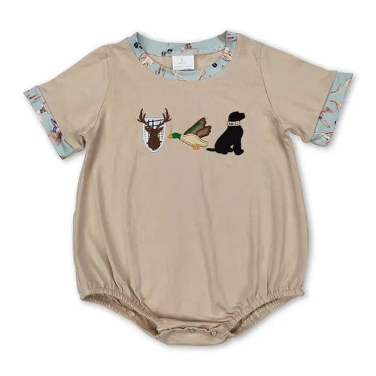 Short Sleeve Deer Duck Dog Bubble