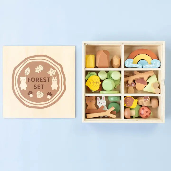 Wooden Forest Sensory Bin Accessories