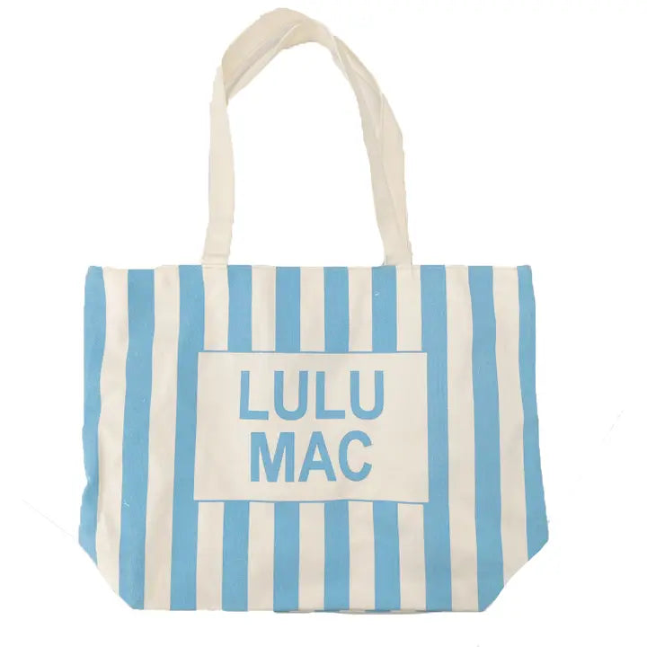 Lulu Mac Blue Canvas Tote