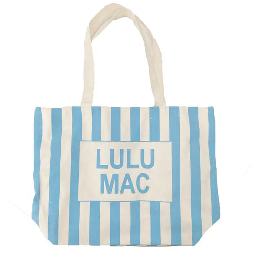 Lulu Mac Blue Canvas Tote