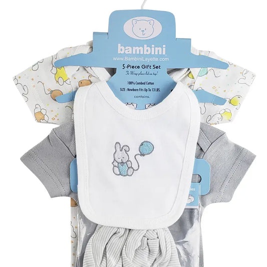 5-Piece Pastel Interlock Hanging Gift Set