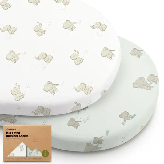 Isla Bassinet Mattress Fitted Sheets