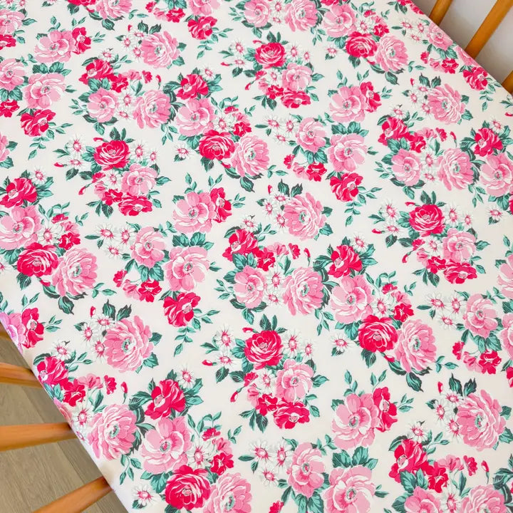 Stretch Crib - Pink Splendor
