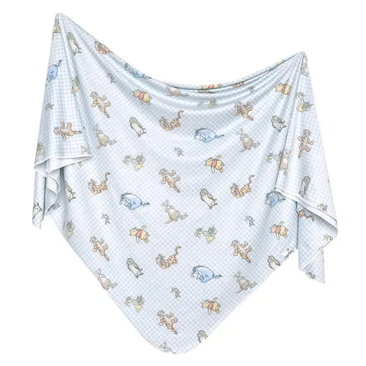 Knit Swaddle Blanket - Winnie the Pooh & Friends