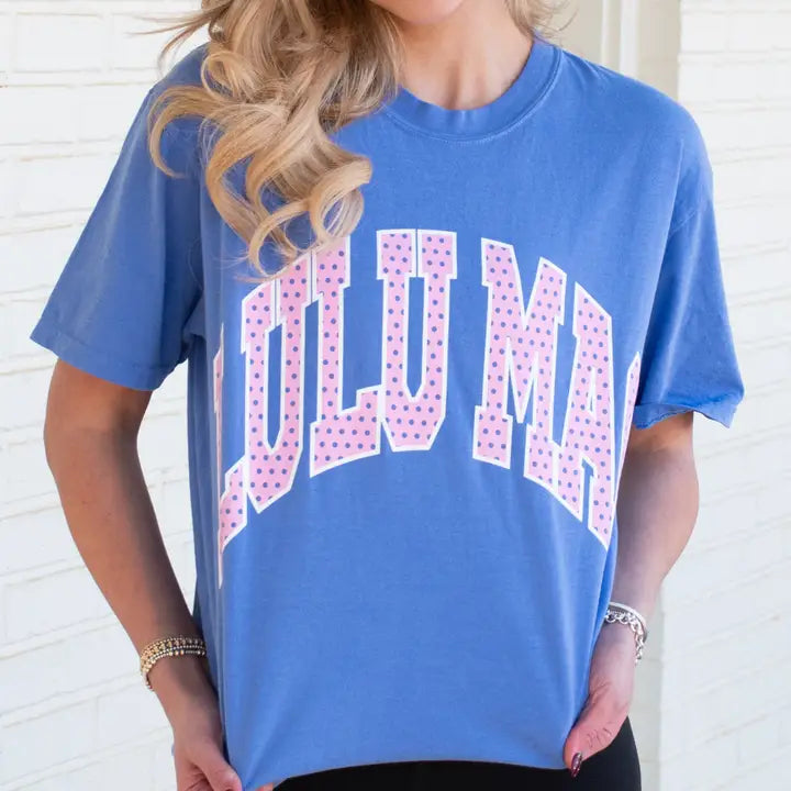 Polka Dot Adult Flo Blue Tee