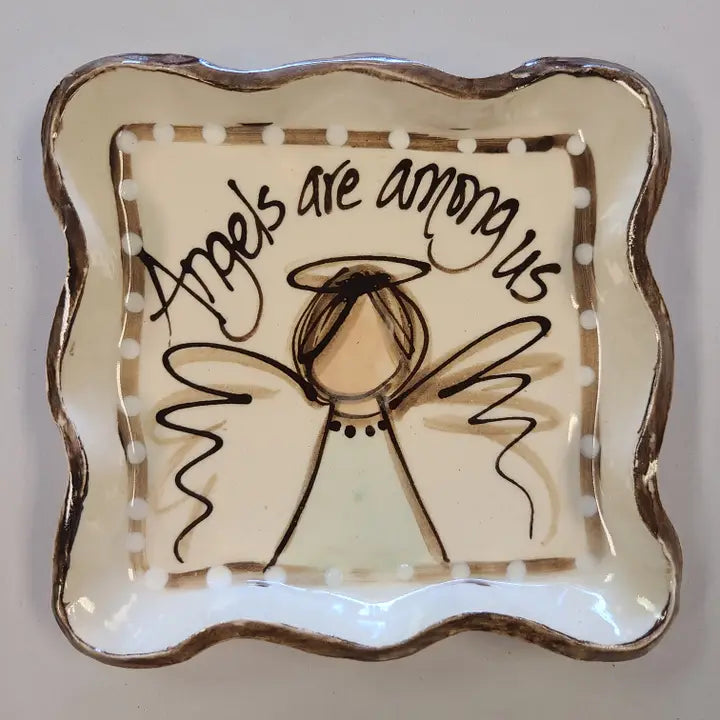 Candle Plate (Aw Angels Among Us)