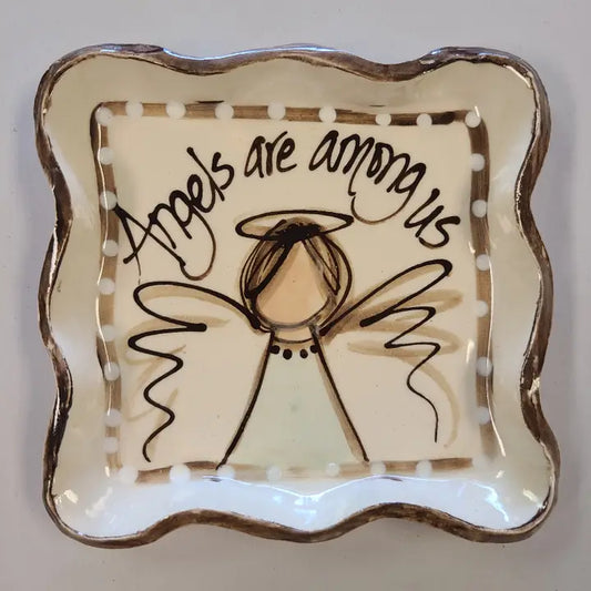 Candle Plate (Aw Angels Among Us)