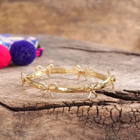 Gold Bow Bracelet
