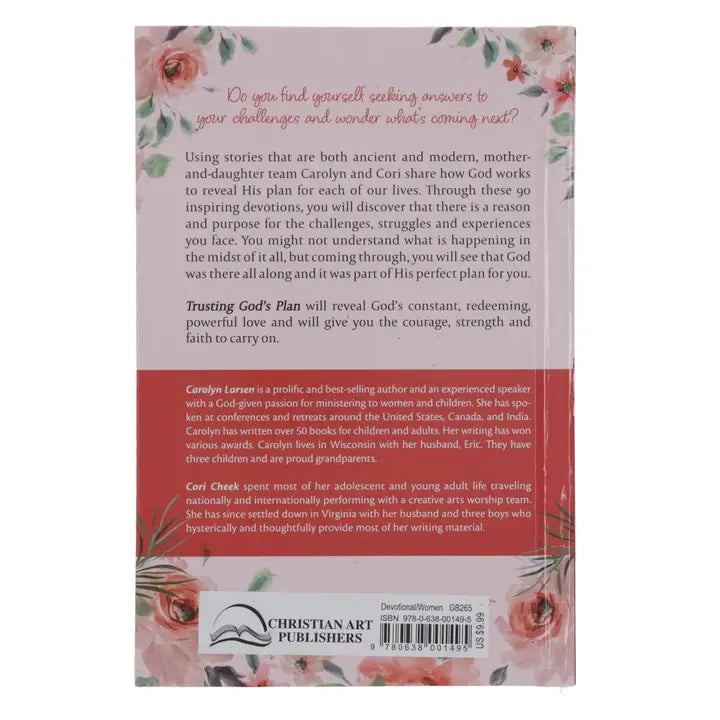 Devotional Trusting God's Plan Hardcover