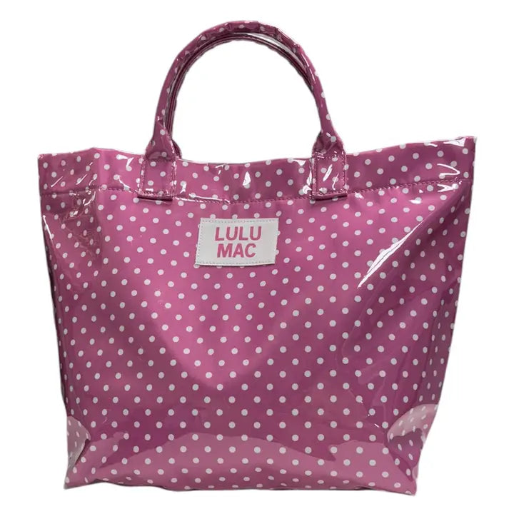 Pink & White Tote Bag