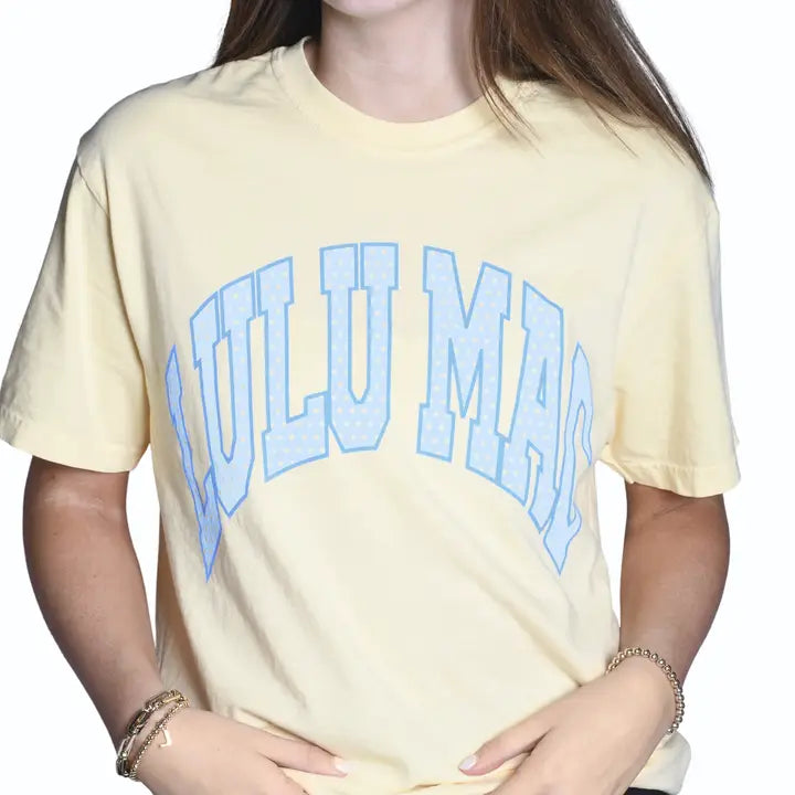 Polka Dot Adult Butter Lulu Mac Tee