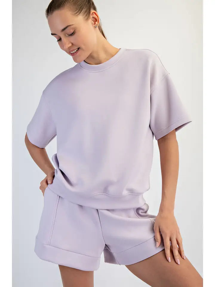 Modal Scuba Top - Lavender