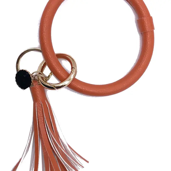 Orange Wristlet Key Chain