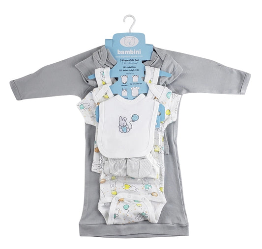 7-Piece Pastel Gray Gift Set