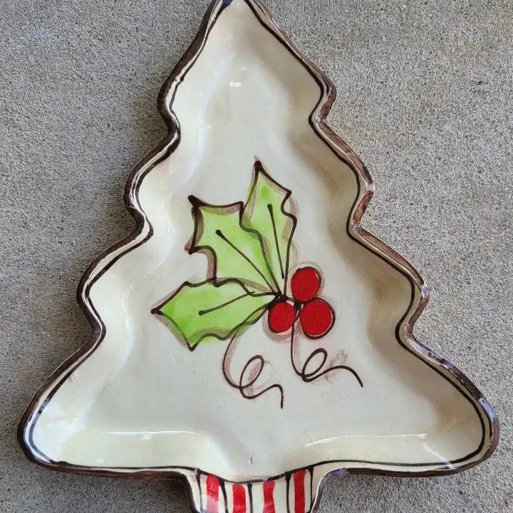 Tree Plate (Holly)