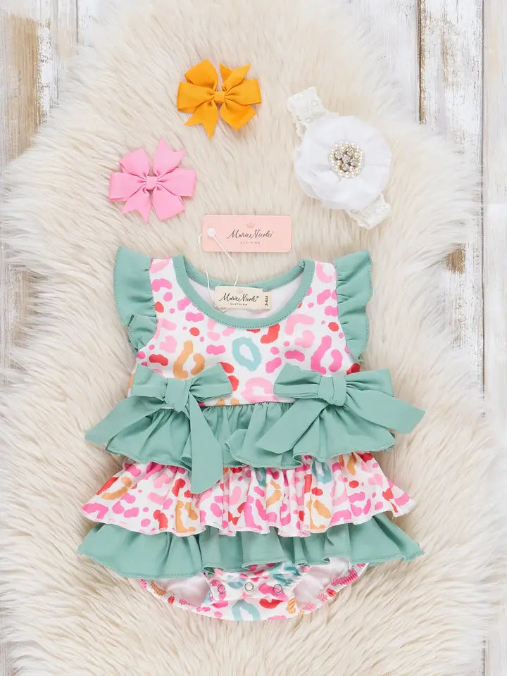 Rainbow Safari Leopard Ruffle