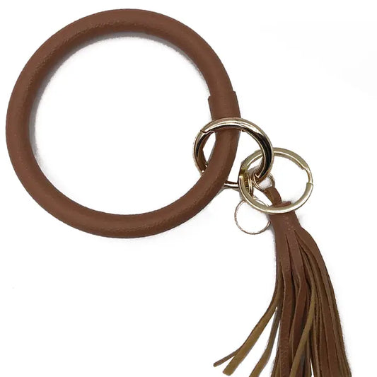 Camel Wristlet Key Chain