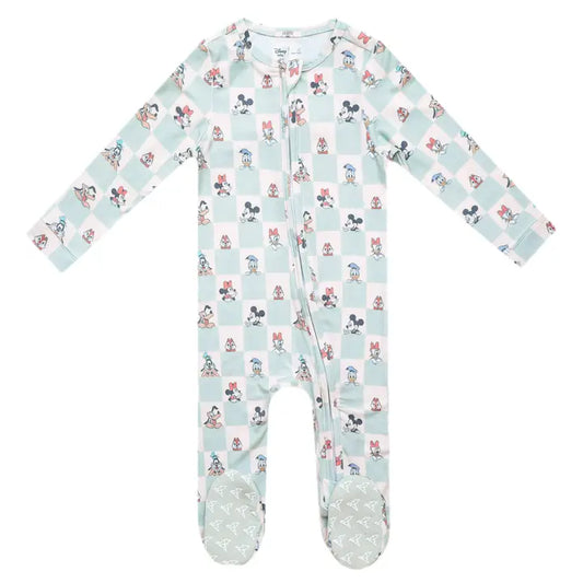Convertible Zip-Up Footie Pajama - Mickey Mouse & Friends
