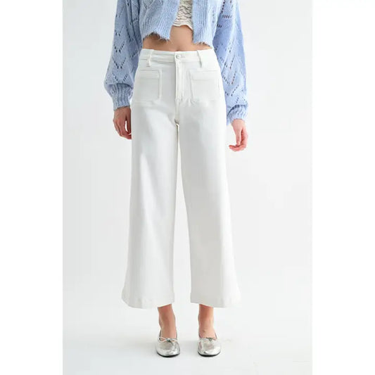 Mica High Rise Ankle Wide Leg