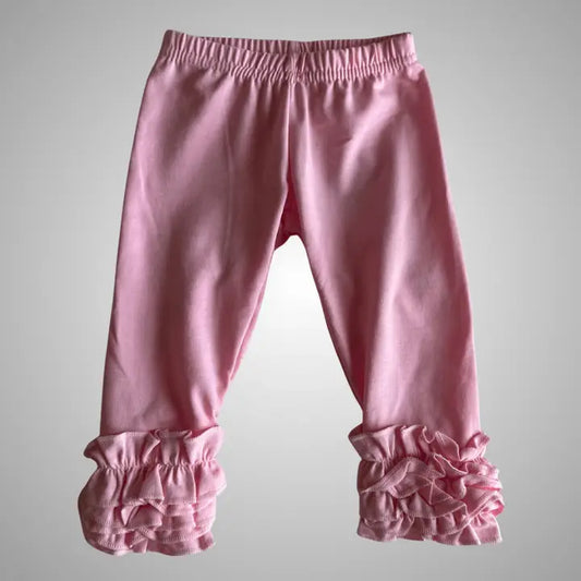 Ruffle Legging - Pink