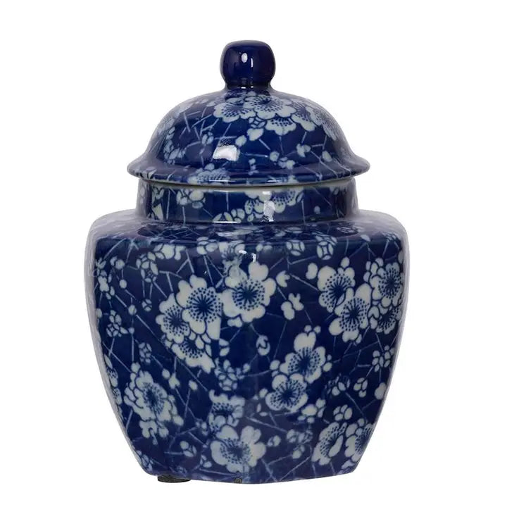 Blue & White Porcelain Decorative Jars