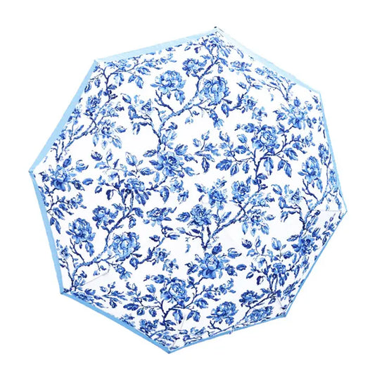 Blue and White Umbrella