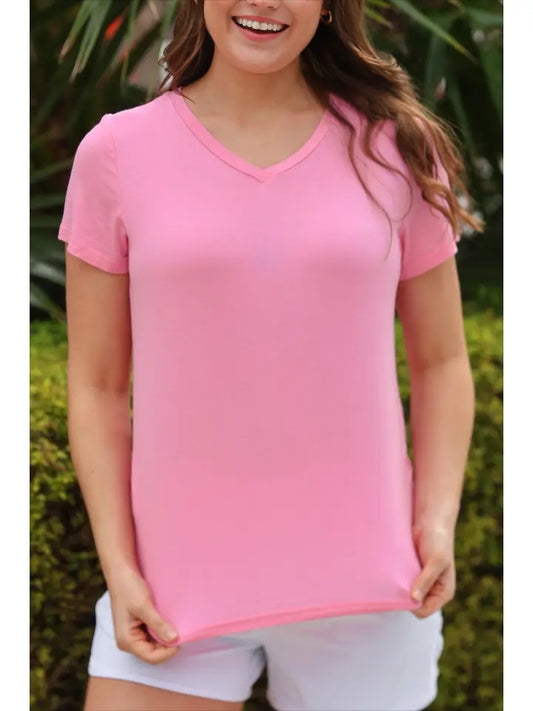 Pink Basic Tee