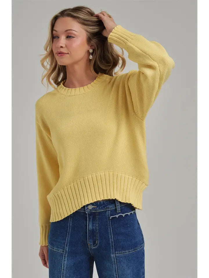 Lightweight Yellow Sweater