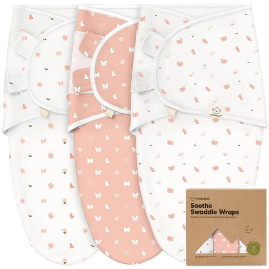 3-Pack Butterfly Baby Swaddle