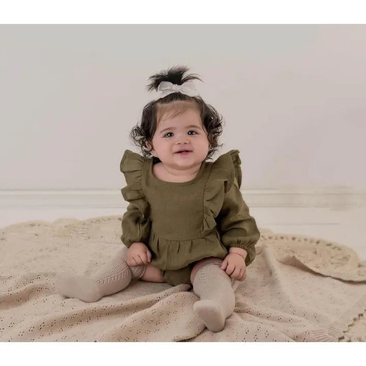 Olive Gabriella Longsleeve Romper