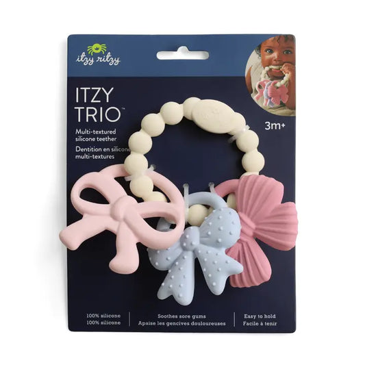 Itzy Trio Bow Teether
