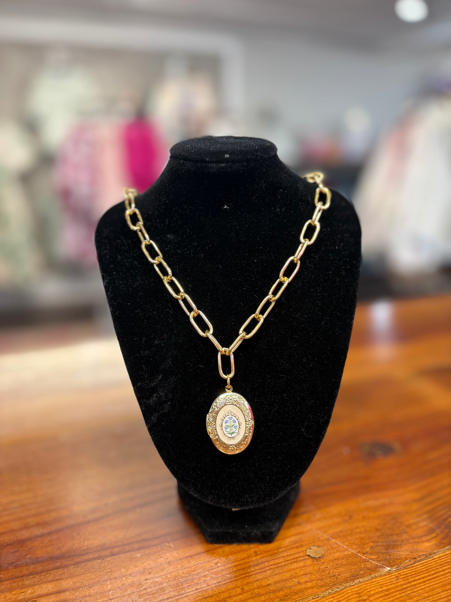 The Secret Floral Locket