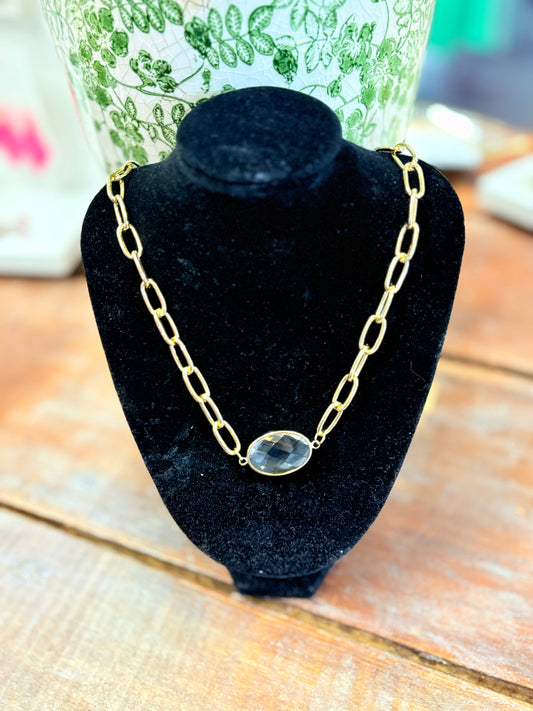 Crystal Link Necklace