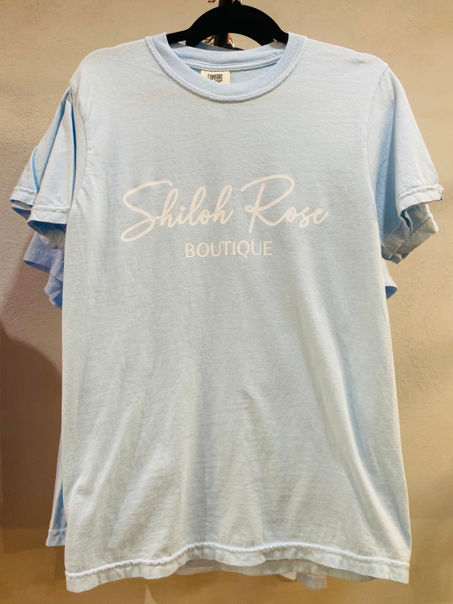 Blue Shiloh Rose Tee