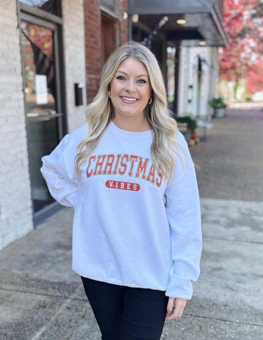 White Christmas Vibes Sweatshirt