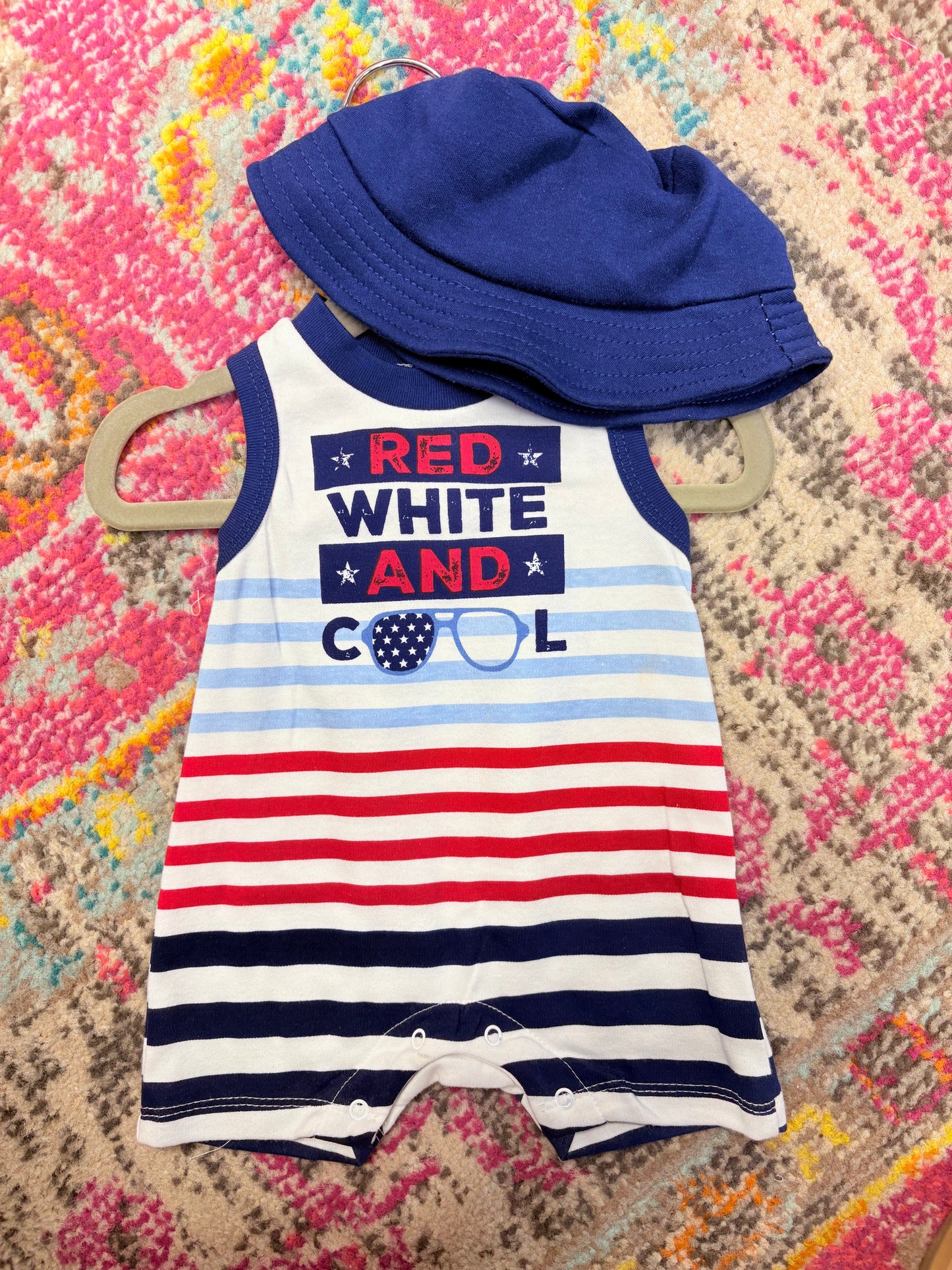 Red, White, and Cool with Hat