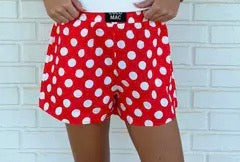 Lulu Mac Red Polka Dot Shorts