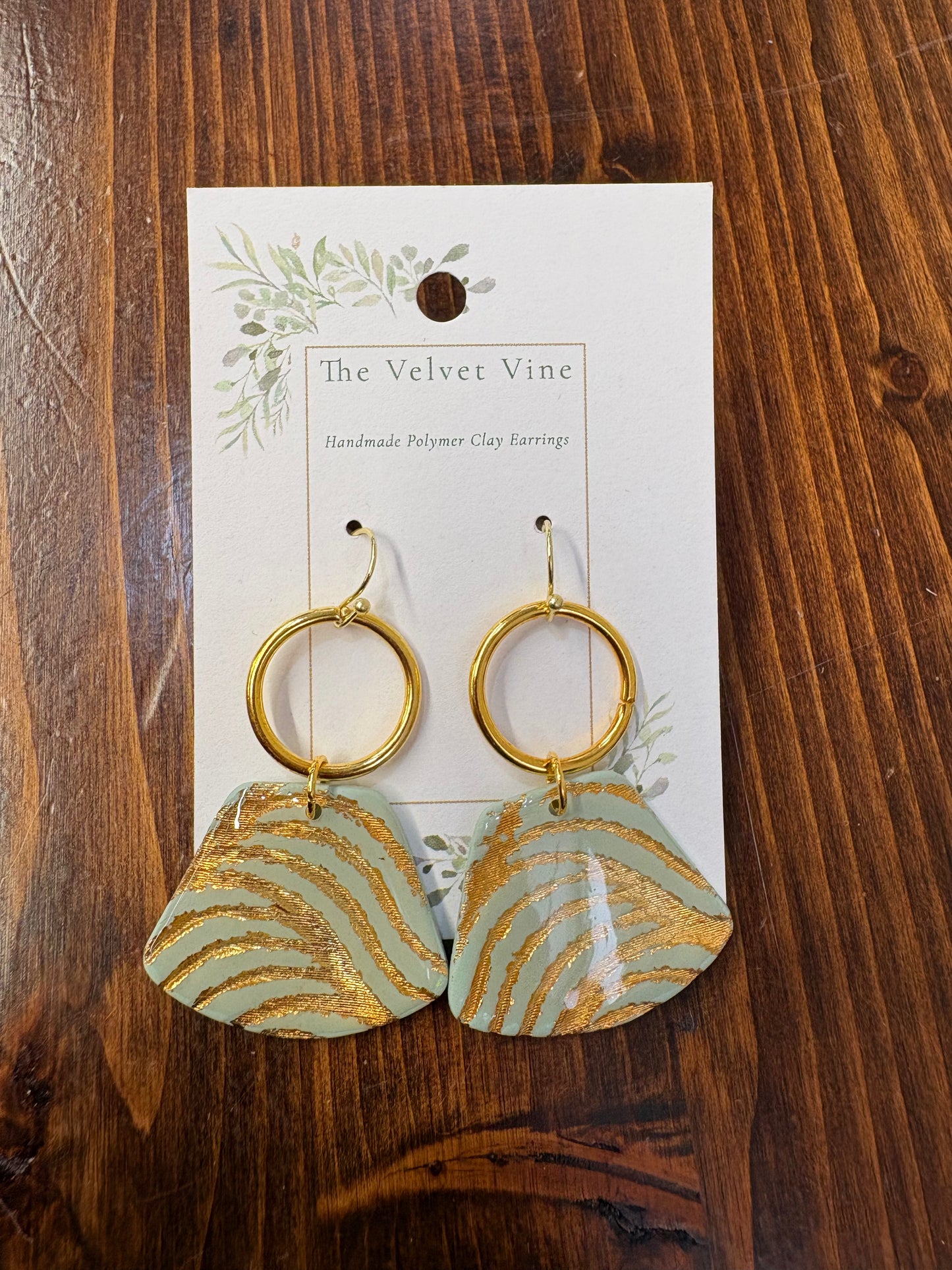 Minted Gold Earrings
